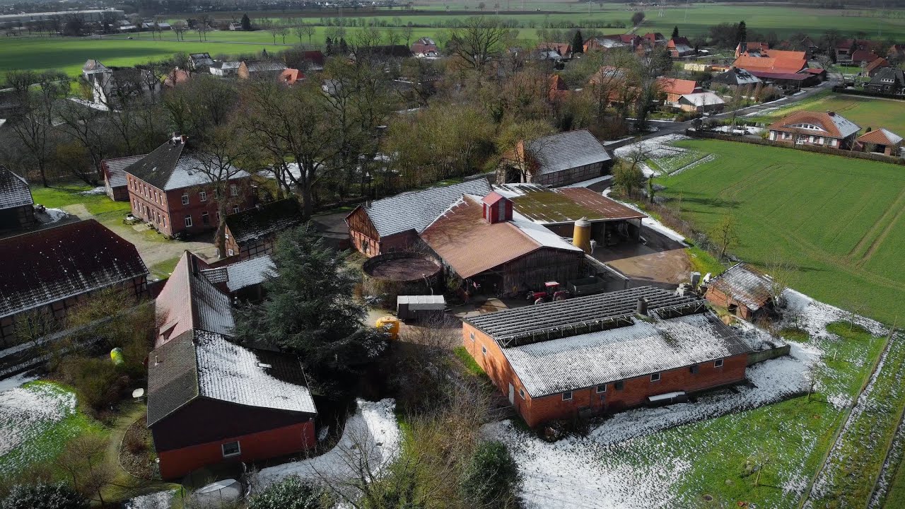 Mehringen: Drohnenflug im Spätwinter mit DJI Mini 2