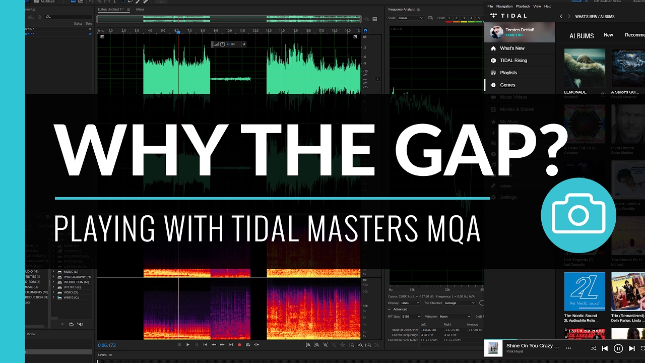 Tidal Masters MQA - Почему существует разрыв в частотном спектре?