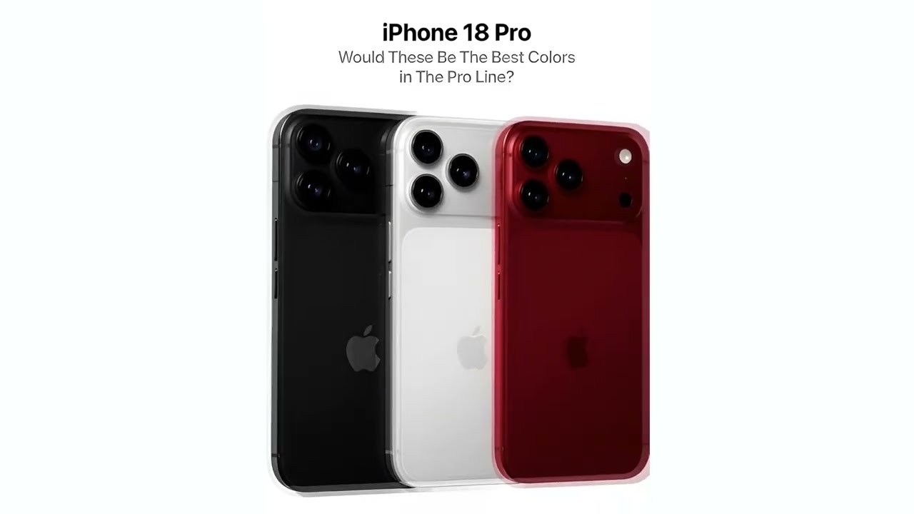  iPhone 18 Pro Colors &mdash; Best in the Lineup? 📱🔥