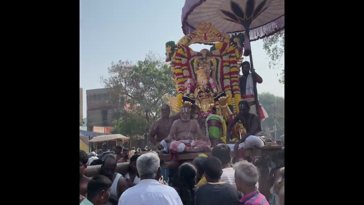 57 Divyadesam, Garuda Sevai, Vijayaraghava Perumal, Thirupakuzhi#kanchipuram #divyadesam