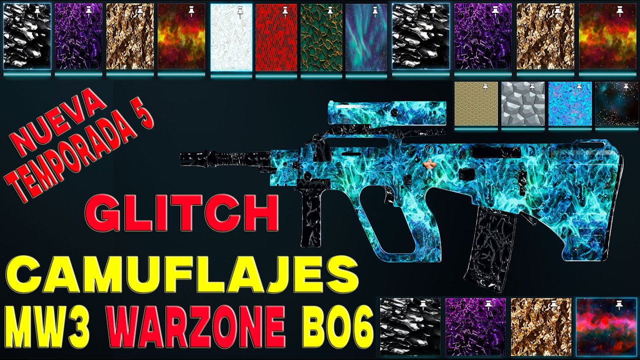 *NUEVO* WARZONE NUEVO GLITCH PARA TENER CUALQUIER CAMUFLAJE MW2/MW3 EN TODAS TUS ARMAS FACIL