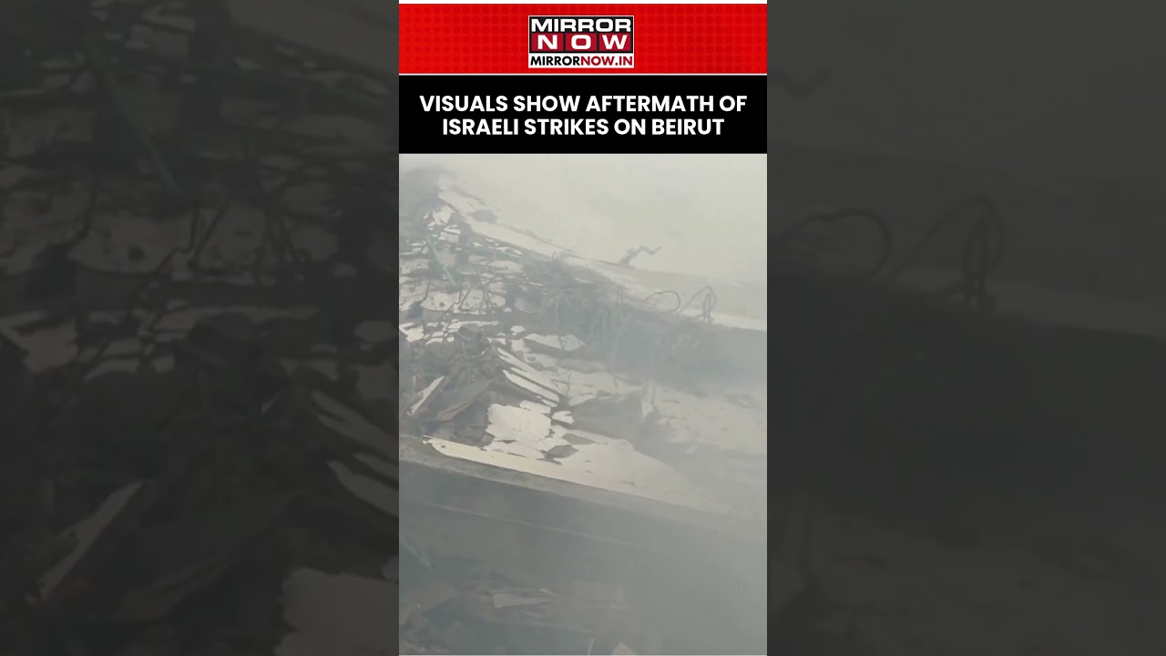 Middle East Tensions: Visuals Show Aftermath Of Israeli Strikes On Beirut | Watch #shorts