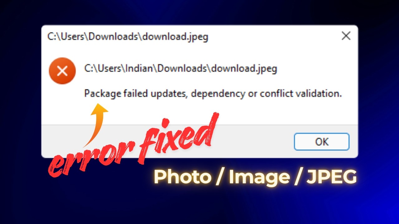 Исправление ошибки &laquo;Package Failed Updates, Dependency or Conflict Validation&raquo; в Windows 11 и 10
