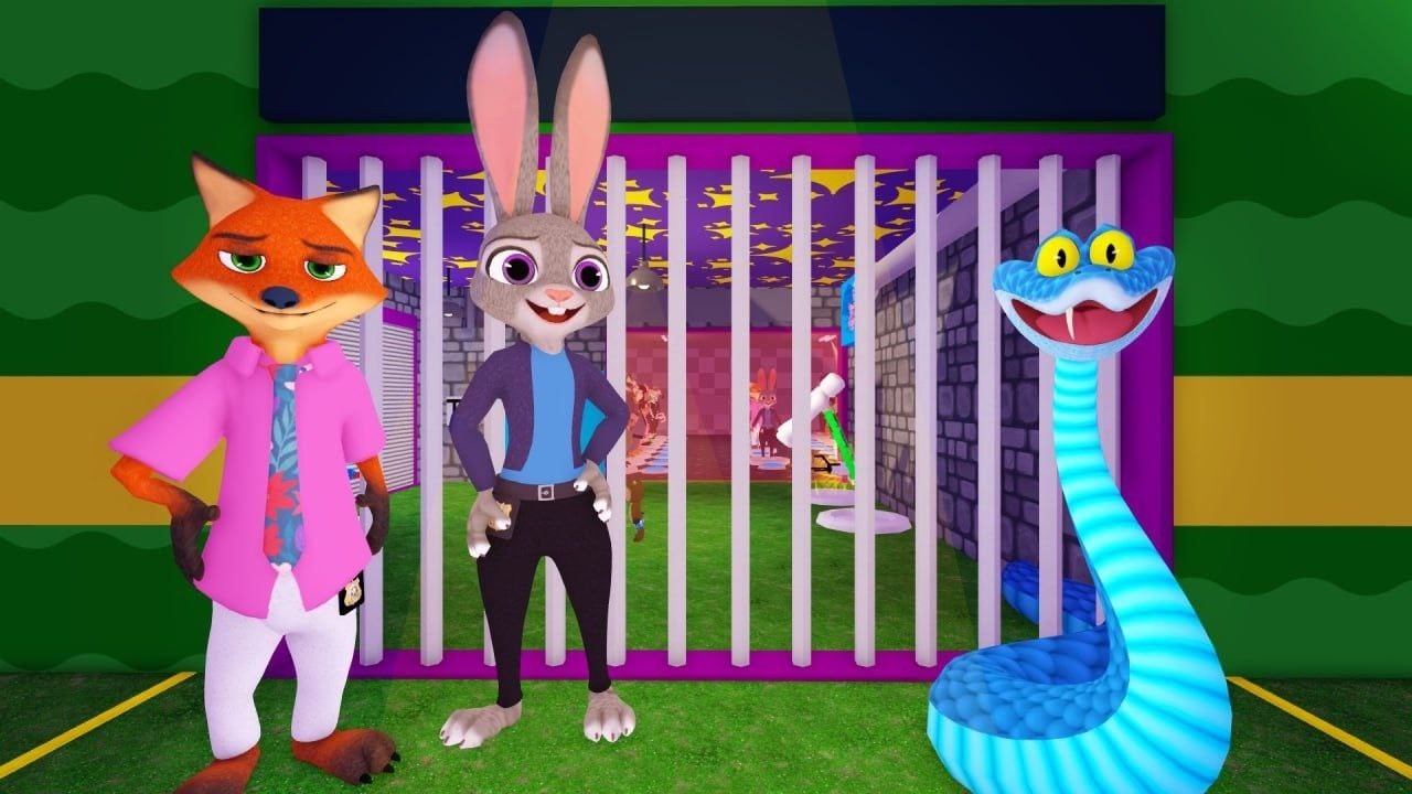 Roblox Zootopia Prison run obby