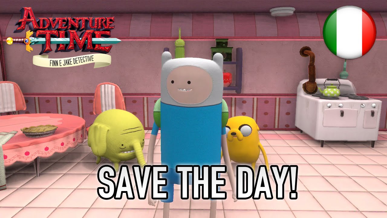 Adventure Time Finn e Jake Detective - Save the Day! (Italian)