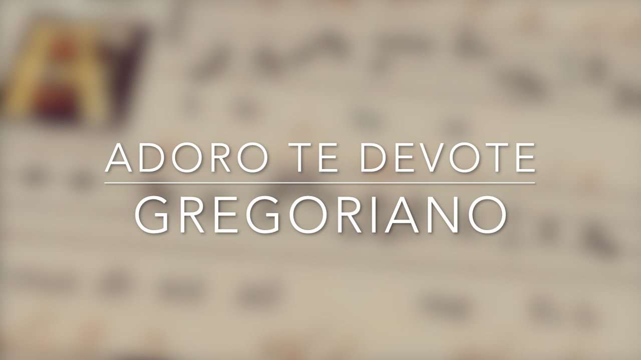 Gregoriano - Adoro te devote - Calachordum Duo