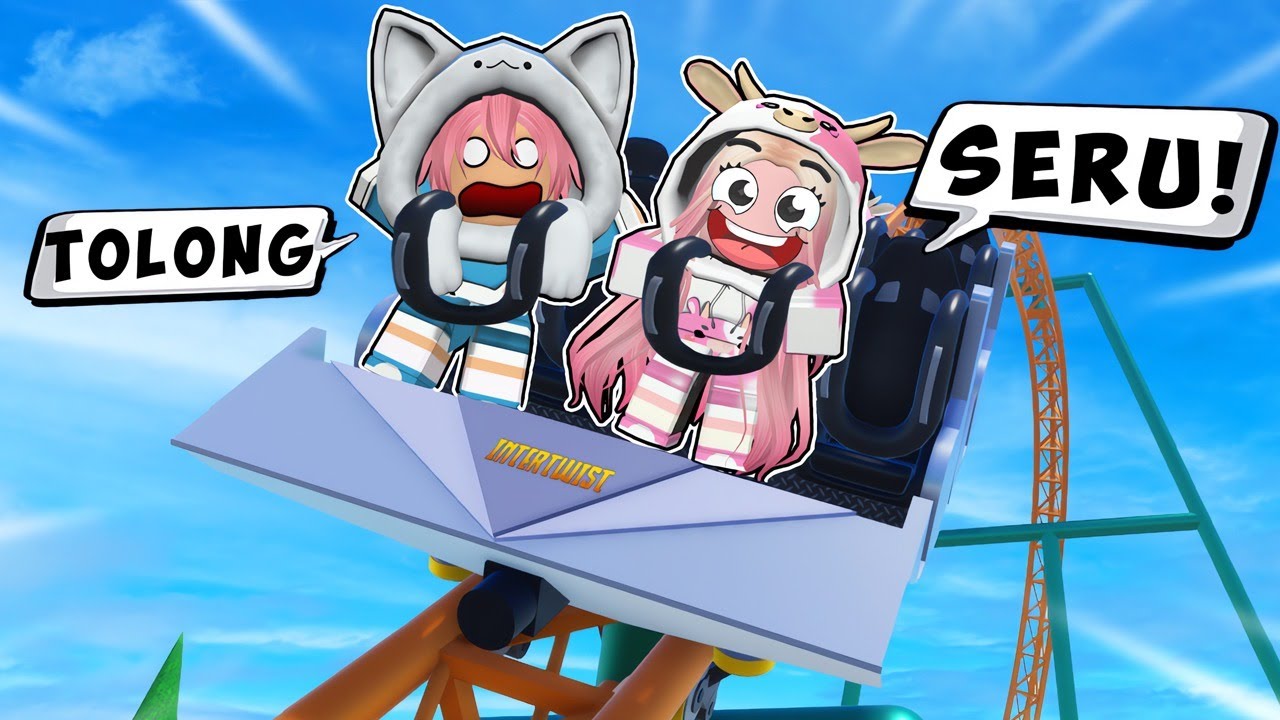 MOMON NAIK ROLLER COASTER TERTINGGI DI DUNIA ft @BANGJBLOX | ROBLOX