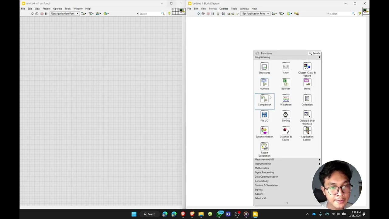 Penjelasan Gerbang Logika AND dan OR melalui Labview