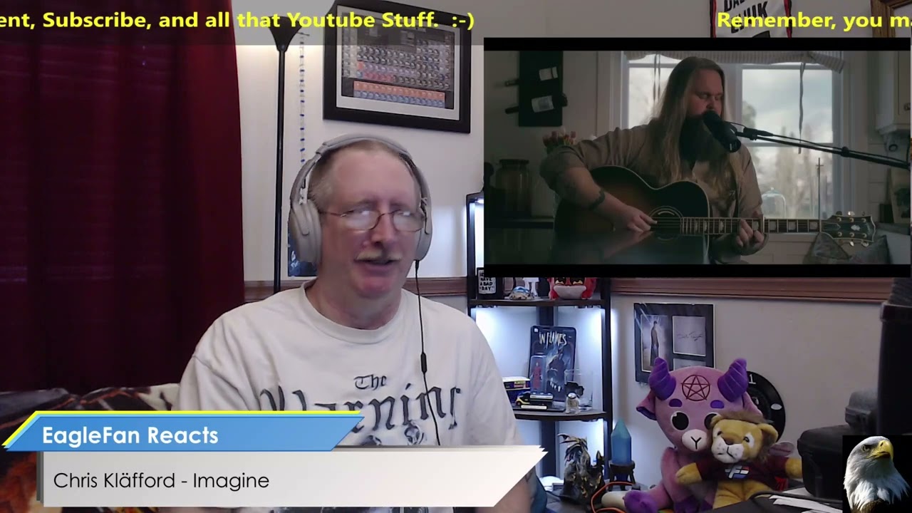 EagleFan Reacts to Imagine (Cover) by Chris Kläfford - Amazing Return of Swedish Saturday