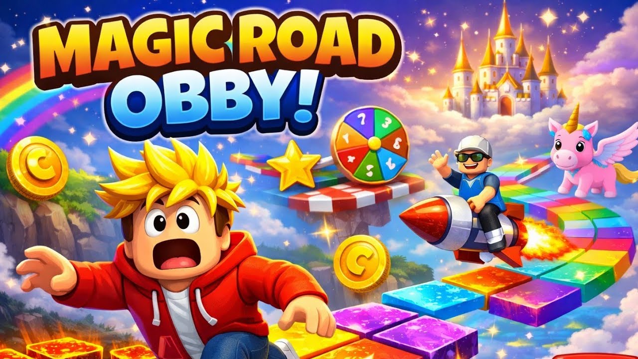 The Magic Road In Roblox 🛣️🌉 #roblox #epicrobloxindia #newgameinroblox 
