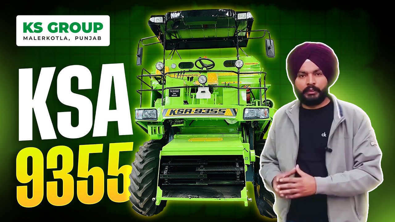 🎥 Know Your Machine | KSA 9355 Self Propelled Combine Harvester🚜🌾