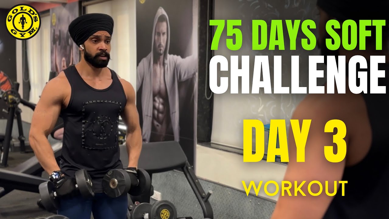 75 Days Soft Challenge-Day 3| Workout | 75Hard Challenge ka Easy version- 75Soft Challenge #75hard