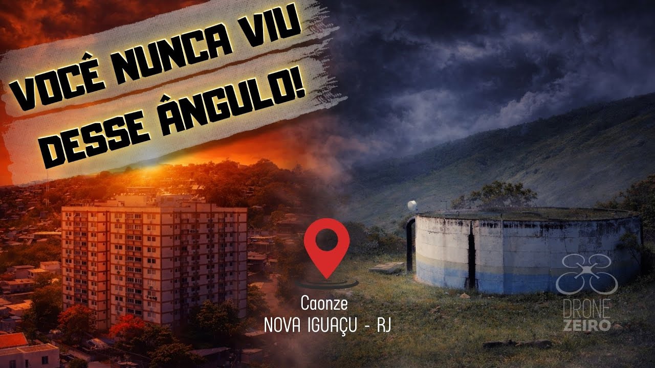NUNCA VISTA DE CIMA - CAIXA D'ÁGUA EM NOVA IGUAÇU