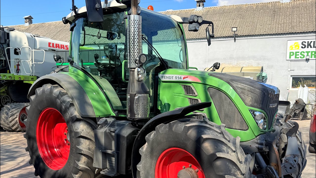 Fendt 514 Vario 150 HP, front linkage, pneumatics, soft axle and cab, presentation/review/for sale