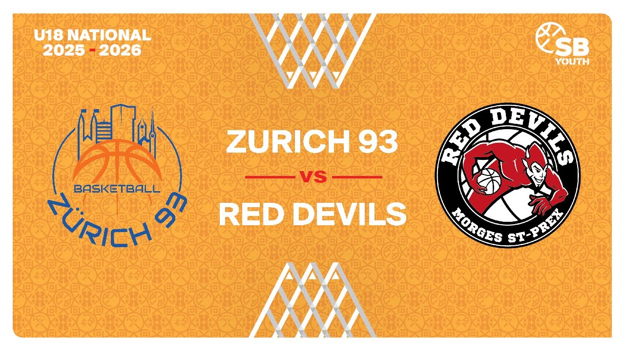 U18 Men National｜Day 8: ZURICH 93 vs. RED DEVILS