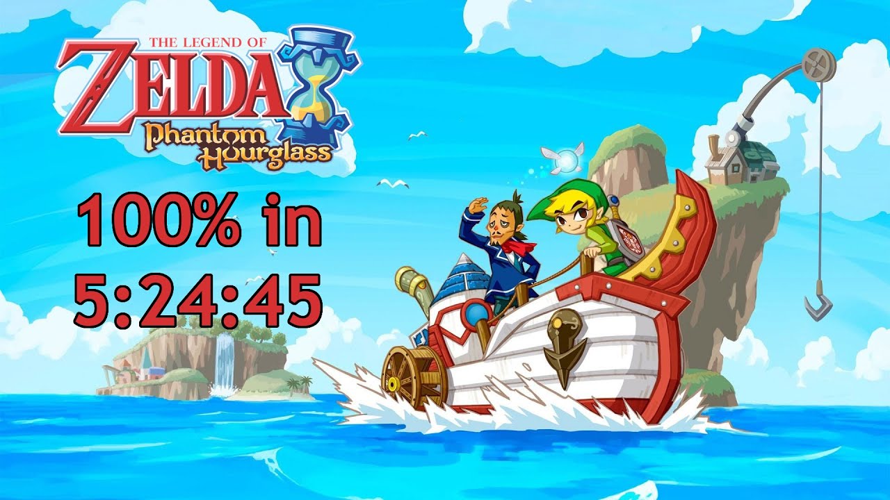 Phantom Hourglass 100% Speedrun in 5:24:45 [World Record]