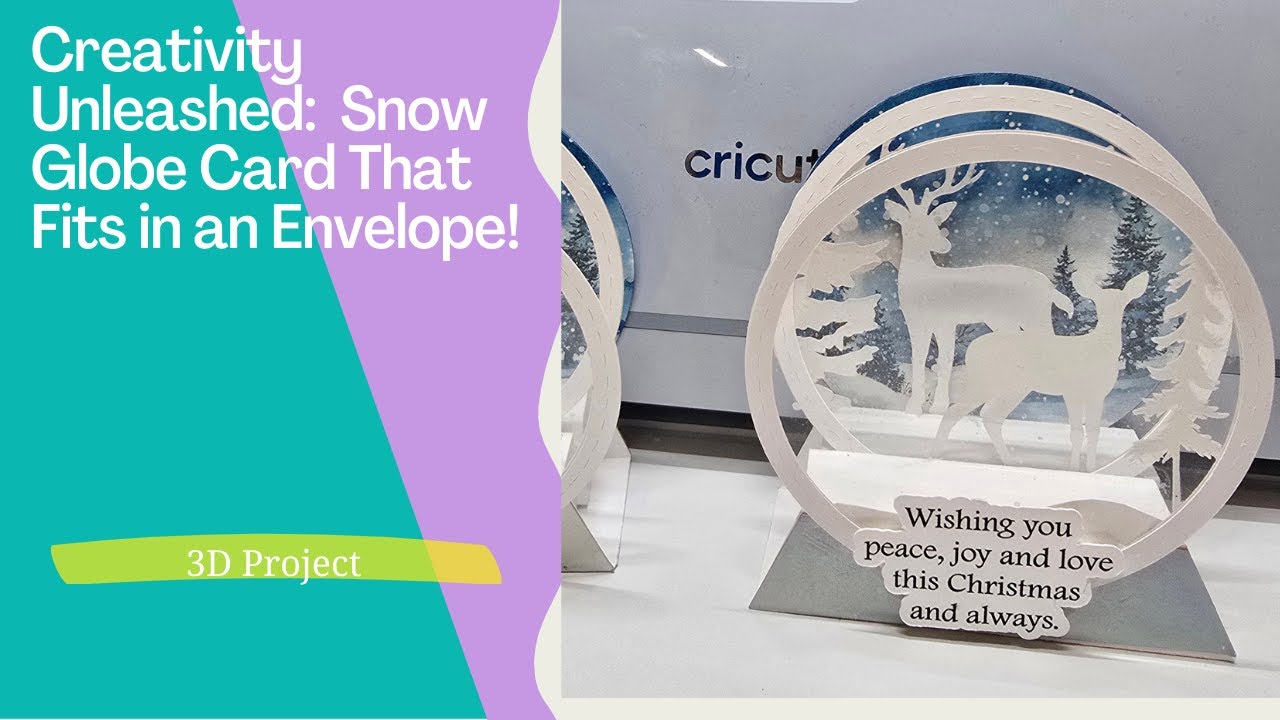 Creativity Unleashed: 3D Snow Globe Card That Fits in an Envelope!