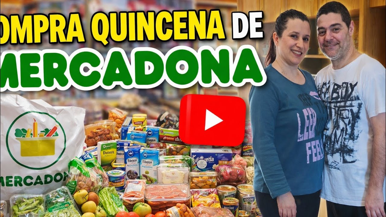 COMPRA QUINCENA EN MERCADONA 🛒