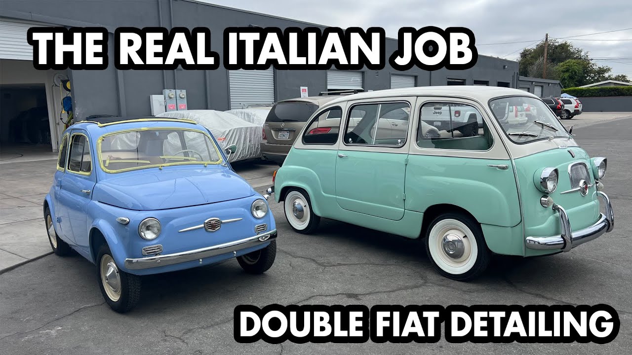 Detailing Italian Cars - Fiat 600 Multipla and Fiat 500 // ICONIC