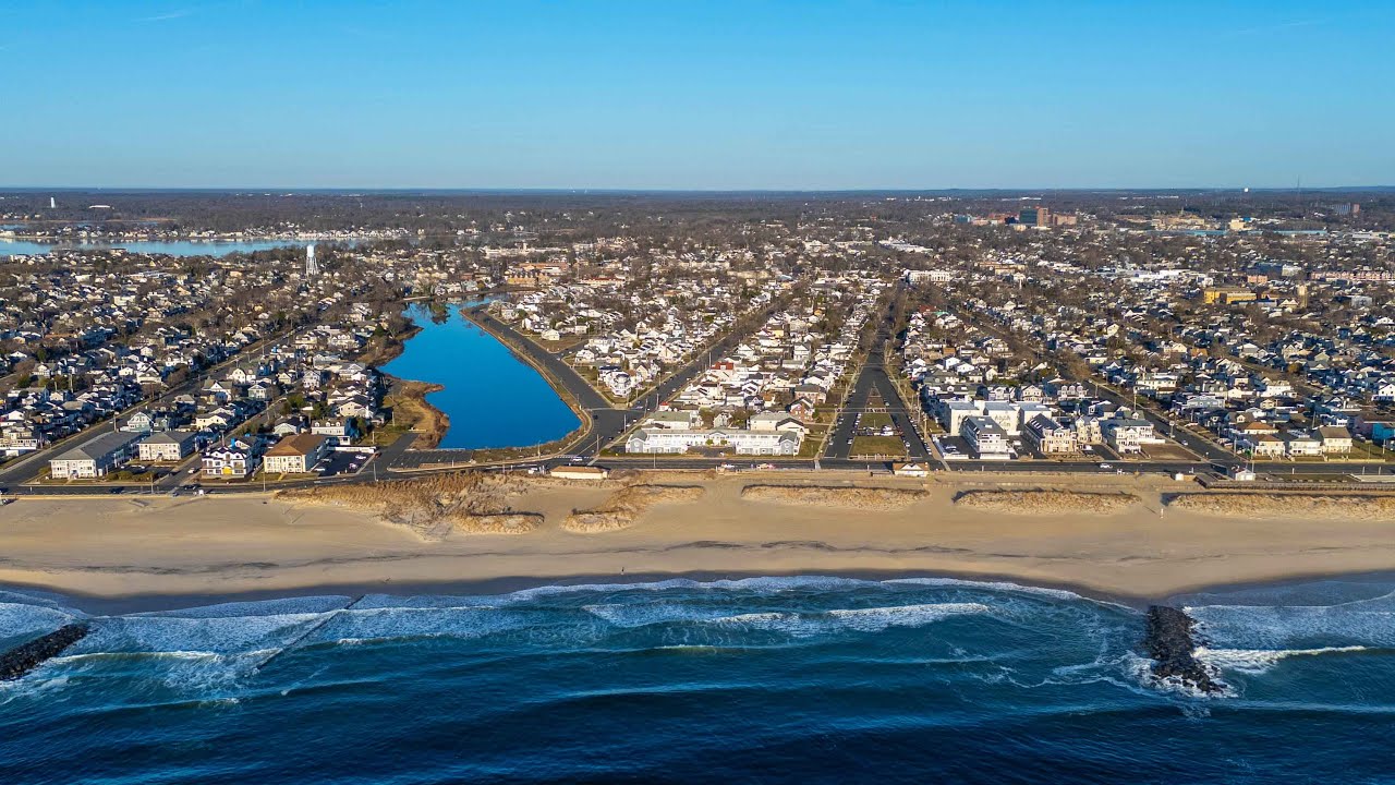Aerial Views of Bradley Beach, NJ