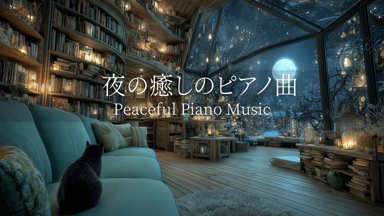【夜の癒しのピアノ曲】途中広告なし｜静かな冬の自分時間に聴く｜自律神経を整えるピアノ｜睡眠導入音楽｜心を落ち着かせる前向きで心地よいメロディー🌿432Hzの周波数