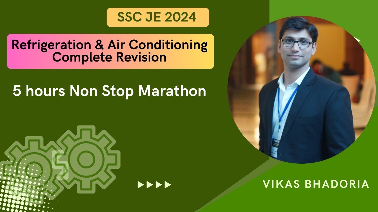 Refrigeration & Air Conditioning Special Marathon Session 5 hours Non Stop