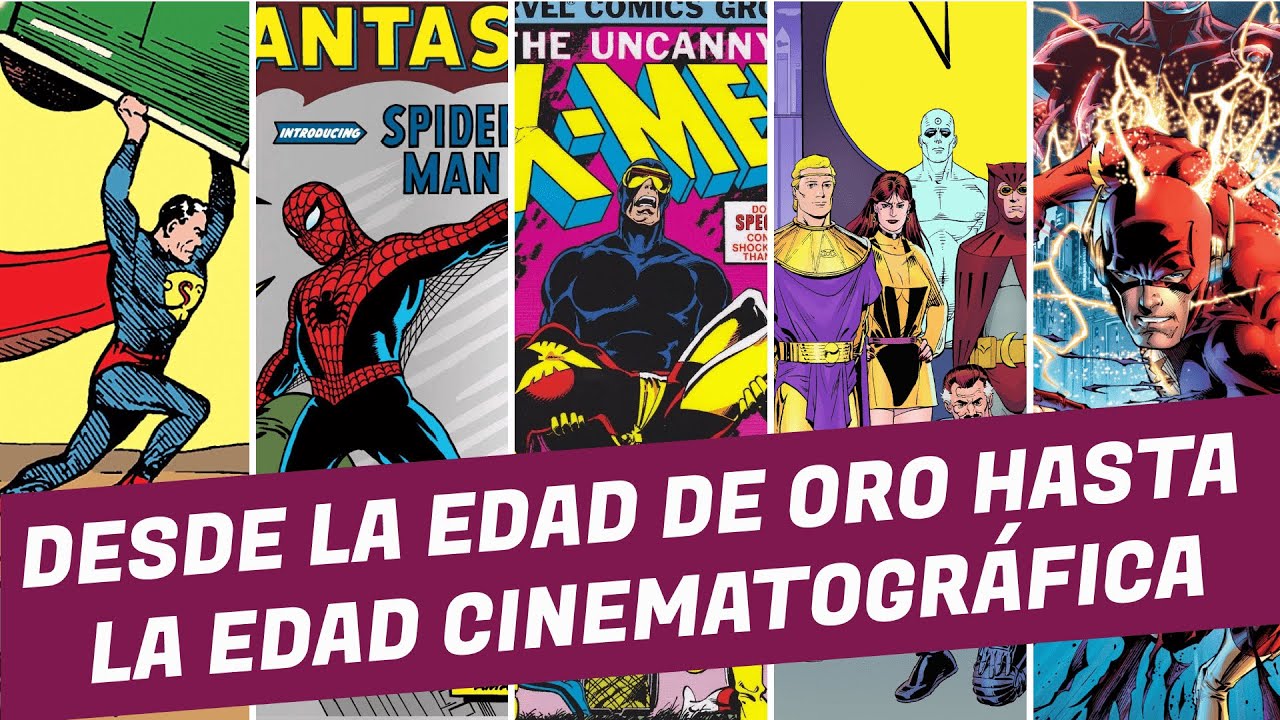 LAS 5 ÉPOCAS de los superhéroes explicadas y analizadas