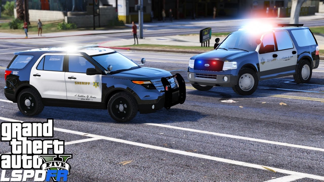 GTA 5 LSPDFR Police Mod 341 | Los Angles County Sheriff Department | LASD ELS Utility & Expedition