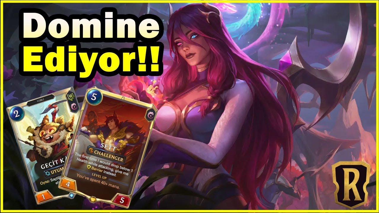 Karma ve Sett ile Nexus'a Vurmadan Oyun Kazanıyoruz!!!!! Legends Of Runeterra (LoR)