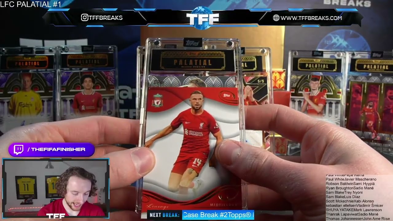 Topps Palatial Liverpool FC 2024/25 4 Box PYP Case Break #1