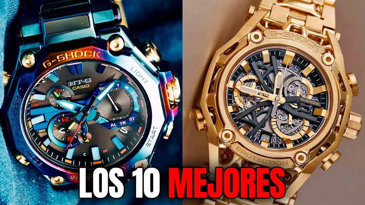 TOP 10 G-SHOCK 2025 ⌚ Los Relojes Casio M&aacute;s Resistentes del Mundo