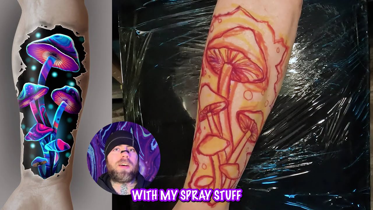How To Freehand Tattoo Designs On Skin
