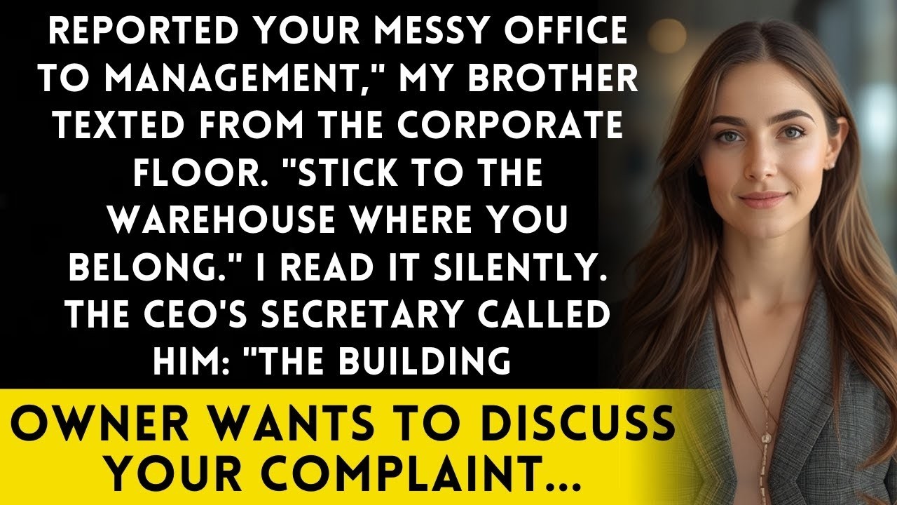 Brother Complained About My 'Tiny Office' To Management - They Called Him To The Owner's Meeting