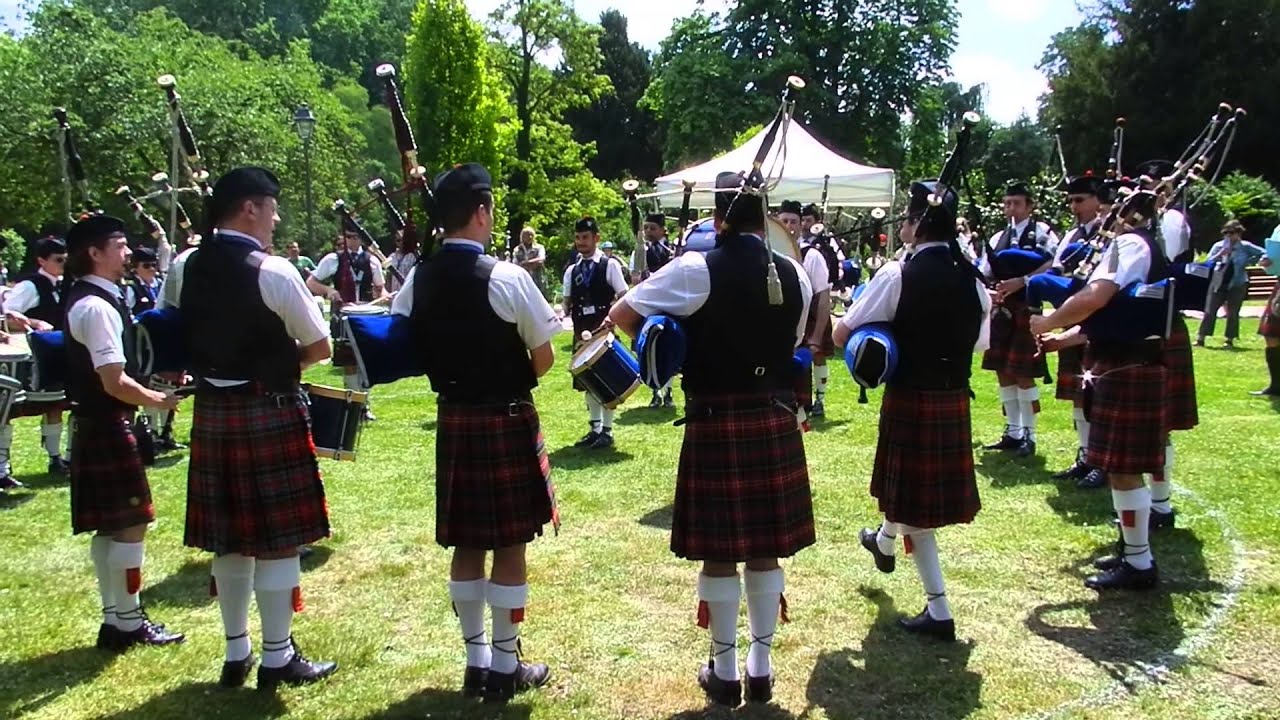 Paris and district pipe band - winner in grade 4 - Euroceltes Strasbourg (France) - 31st may 2014
