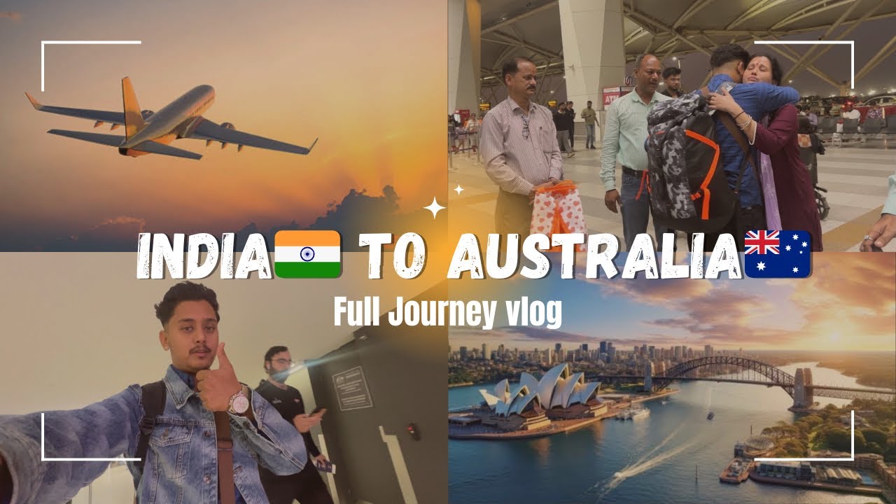 India🇮🇳 to Australia🇦🇺|| Full Journey Experience || #internationalstudents #australia #trending