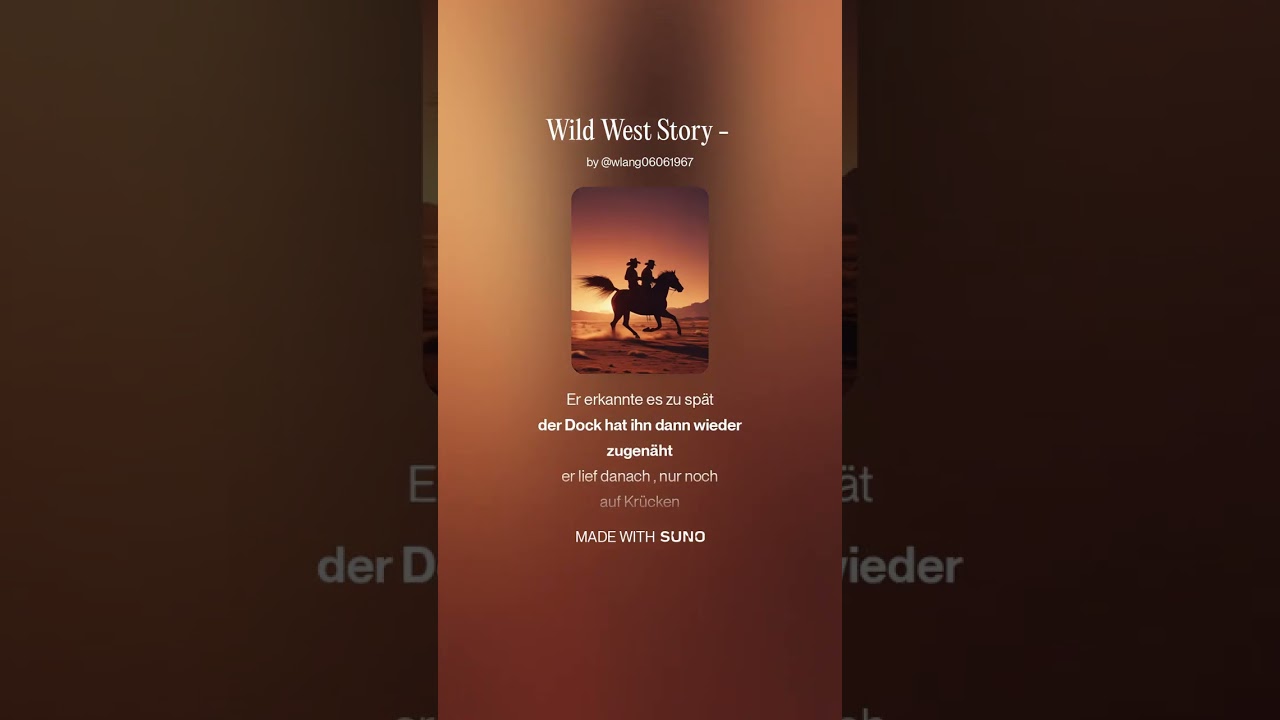 Wild West Story - pop - version -🧑🏻‍⚕️🤠🏹☠️🪦👿👍🏻- #lied #musik #humor #cowboy #saloon #schießerei