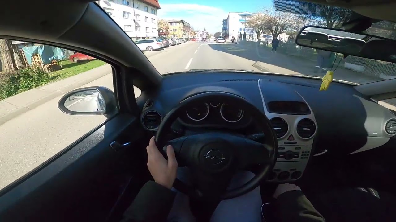 2007 Opel Corsa 1.3 CDTI POV City Drive Onboard