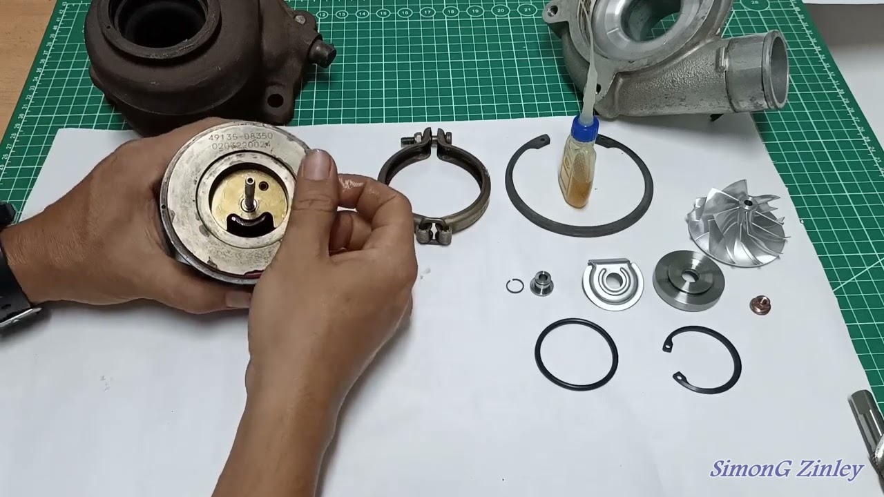 Turbo Cartridge Rebuild TF035 + TD04HL Custom Upgrades