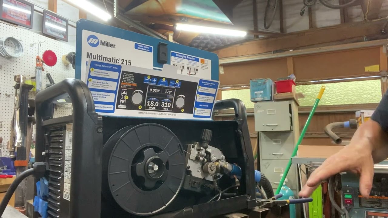 Changing Mig Wire Millermultimatic 215
