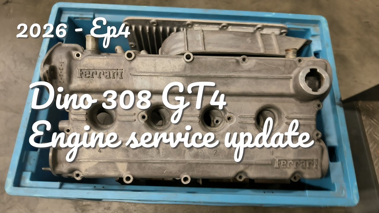Service update - Servicing my 1974 Dino 308 GT4's engine