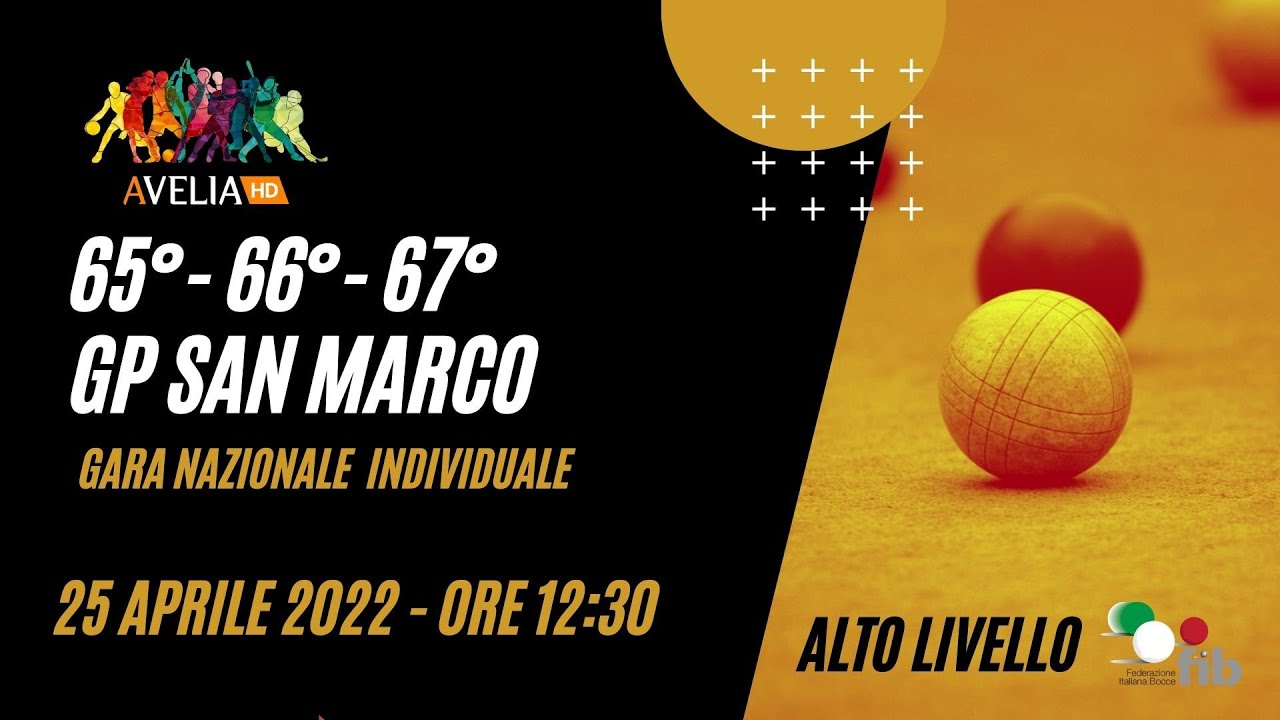 Bocce Raffa - 65°- 66°- 67° GP SAN MARCO | *ALTOLIVELLO*