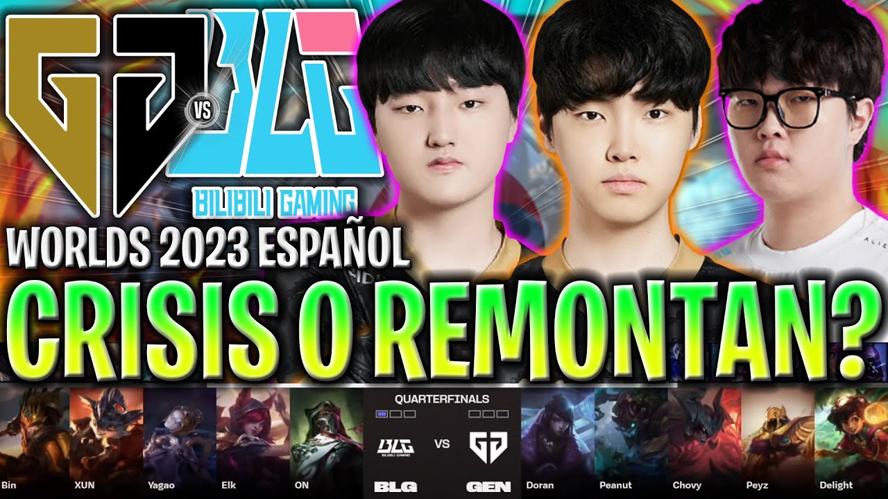 CRISIS HISTÓRICA O REMONTADA ÉPICA?🔥 - GEN vs BLG GAME 2 CUARTOS DE FINAL WORLDS 2023 LVP ESPAÑOL