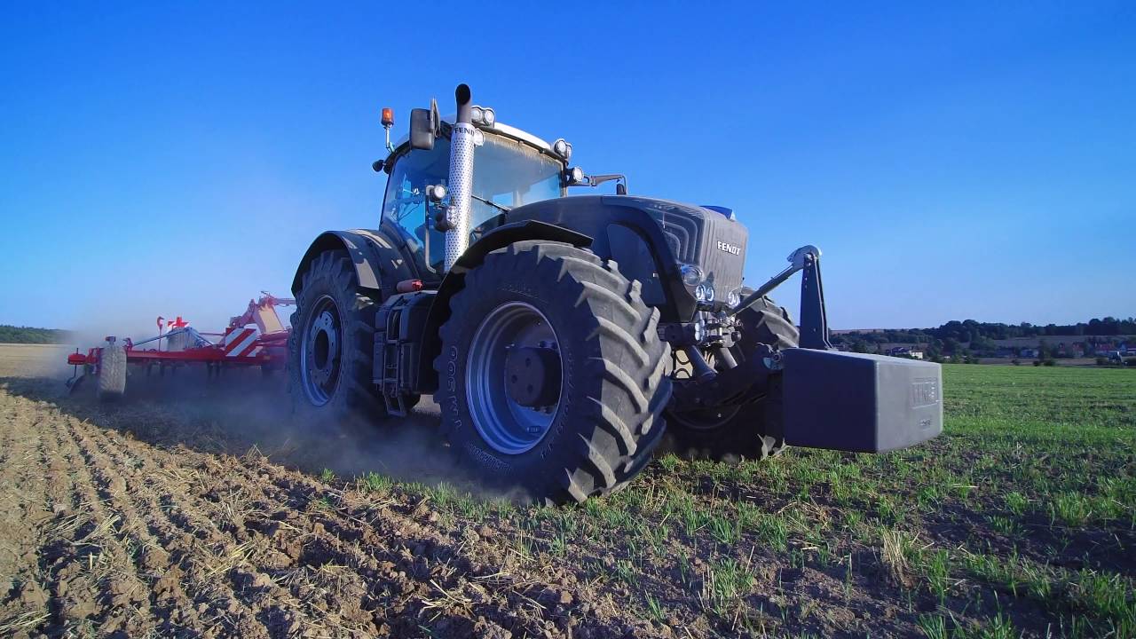 Deep Soil Preparation | FENDT 936 & PÖTTINGER Synkro 6030 | Black | 4K