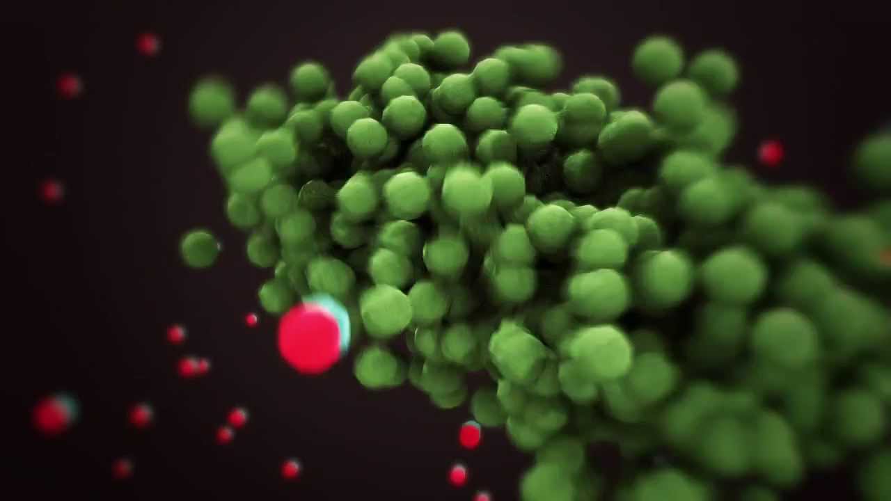 Experiment with the Molecular script for Blender