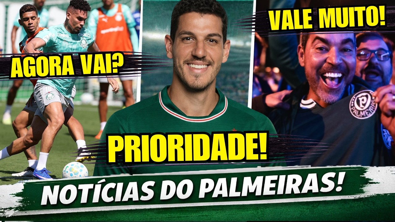 PLANO NINO? PALMEIRAS ABRE M&Atilde;O DE ZAGUEIRO E PSG + LIVERPOOL QUEREM JOGADOR DO VERD&Atilde;O