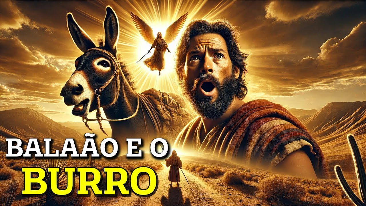 🌟A História Escondida de Balaão: O Profeta Que Não Viu o Que a Jumenta Viu I História Bíblica