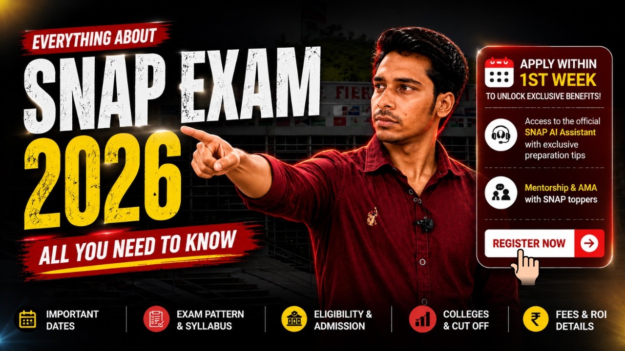 🔥SNAP 2026: Everything You Need to Know to Ace the Exam! Everything About SNAP Exam 2026 | APPLY NOW