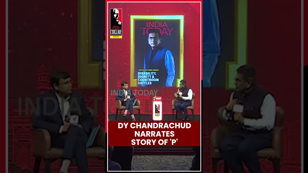 Former Chief Justice DY Chandrachud Narrates a Story at India Today Conclave Mumbai | #shorts