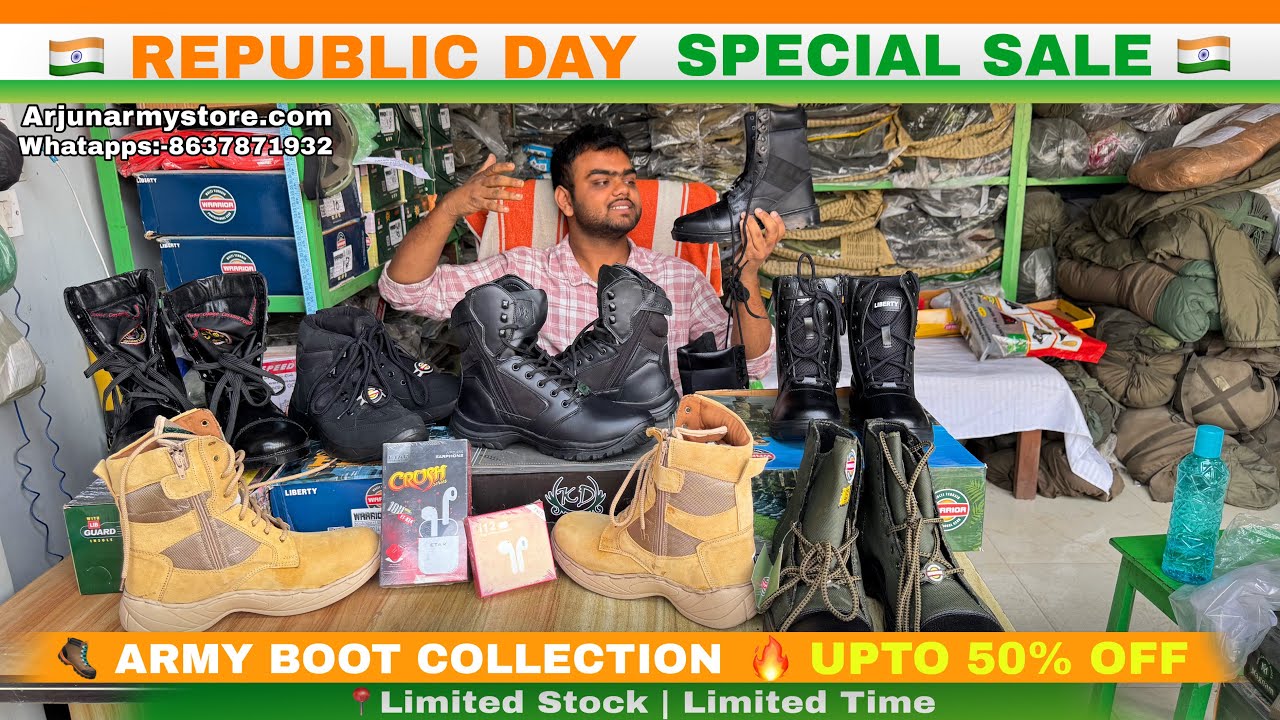 Army Boots Sale | Republic Day Special Offers 🇮🇳 