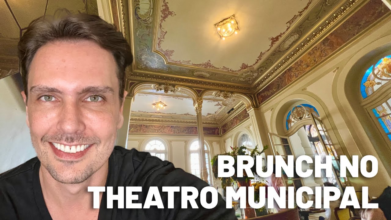 Brunch no Salão Dourado do Theatro Municipal em SP!